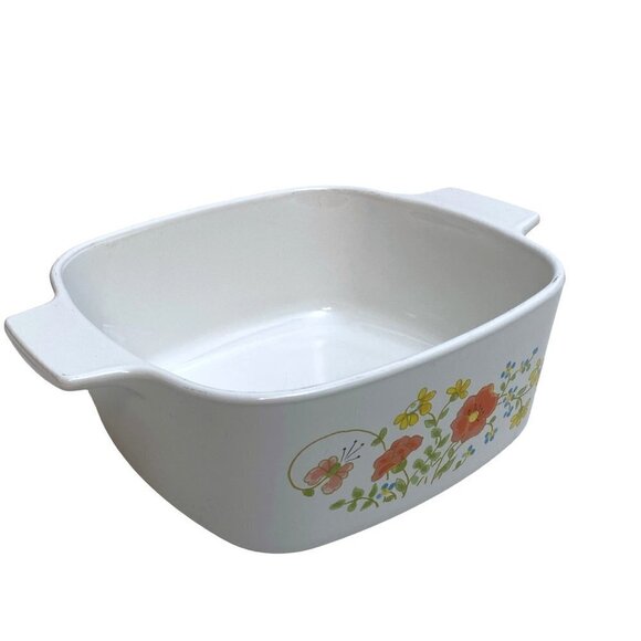 Wildflower Poppy Corning Ware Casserole 1 1/2 Quart - Picture 5 of 12